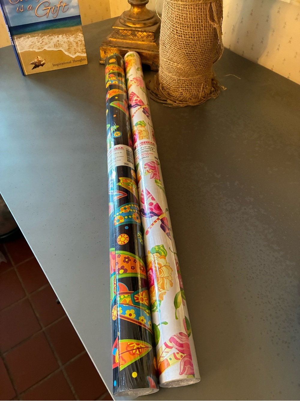 2 rolls, NEW WITH TAGS, Innisbrook all occasion gift wrap paper. QUALITY.